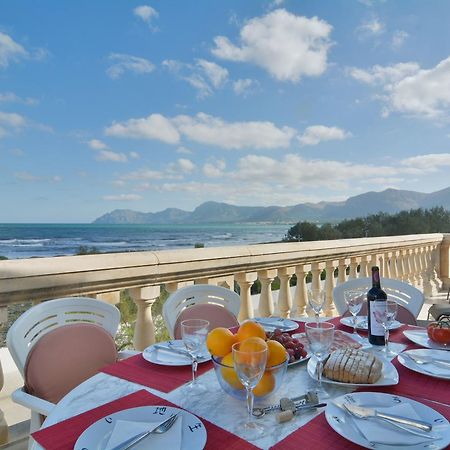 Front Line Beach Apartment In Son Serra 松塞拉德马里纳 外观 照片