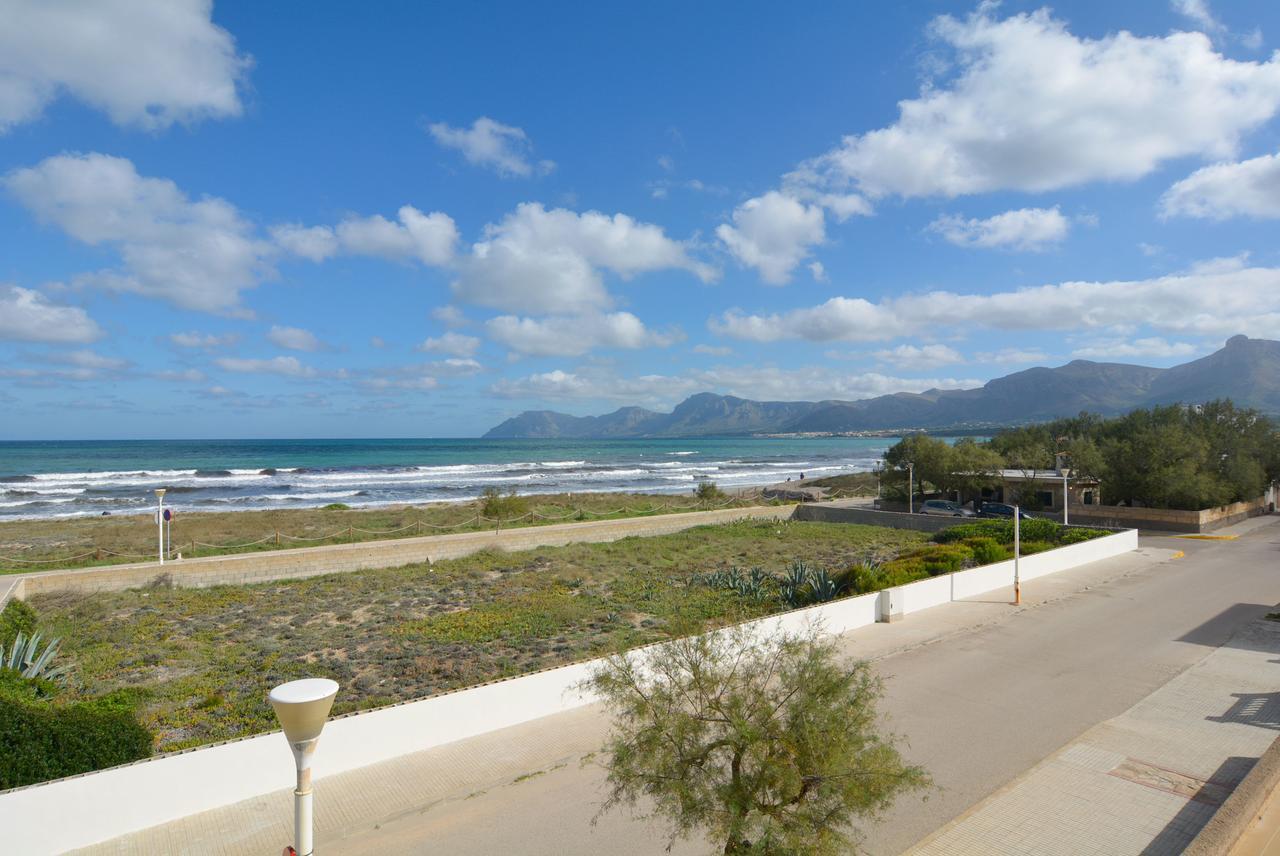 Front Line Beach Apartment In Son Serra 松塞拉德马里纳 外观 照片